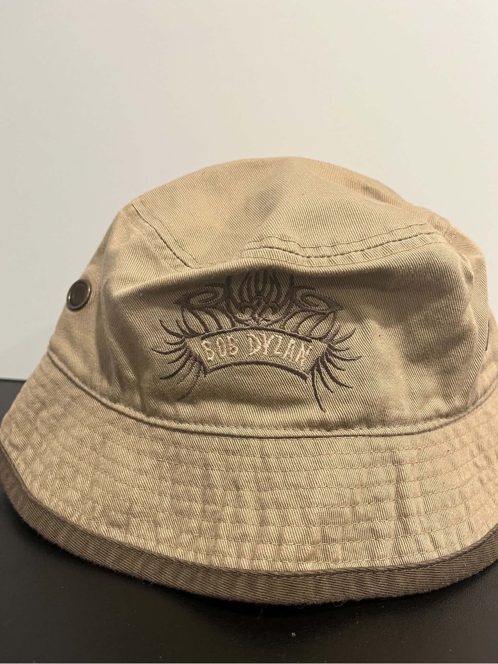 dylan Tan Embroidered Bucket Hat - Men's Accessory